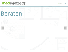 Tablet Screenshot of medkonzept.info